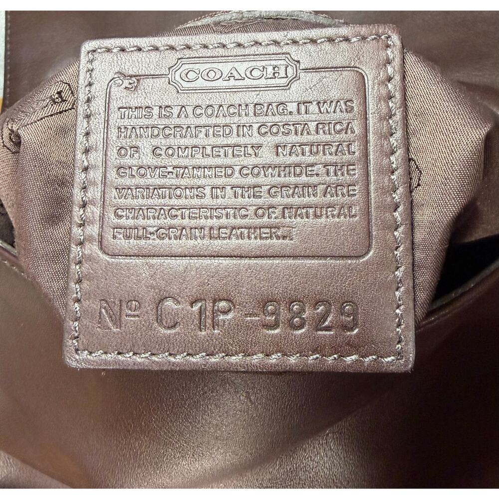 Vintage Coach 9829 Monterey Flap Crossbody Bag - Picture 13 of 14